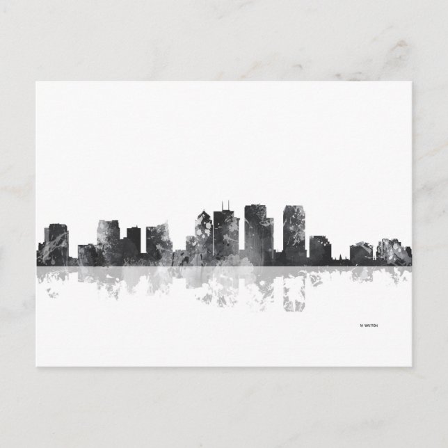 TAMPA, FLORIDA SKYLINE VYKORT (Framsida)