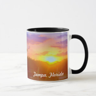 Tampa Florida solnedgångmugg Mugg