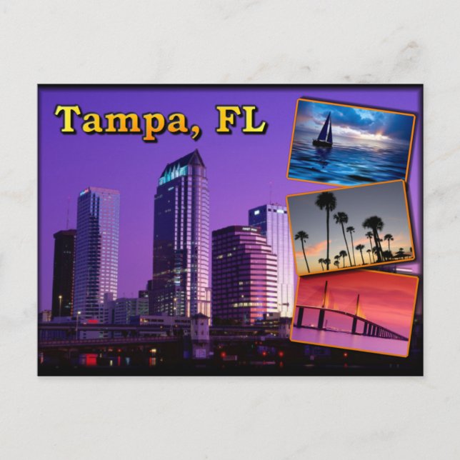 Tampa, Florida - solskenstaten Vykort (Framsida)