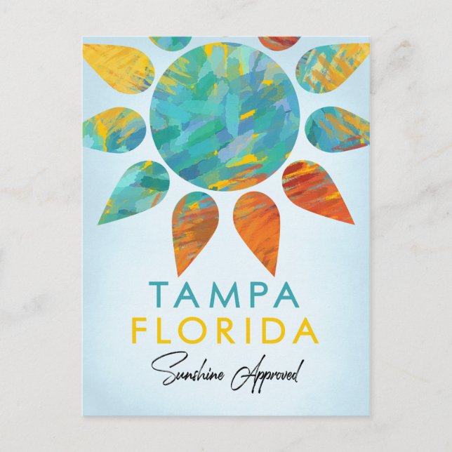 Tampa Florida Sunshine Travel Vykort (Framsida)
