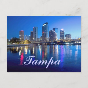 Tampa, Florida vid gryningen Vykort