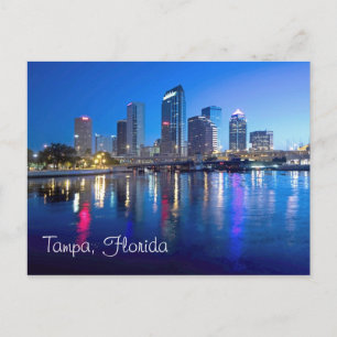 Tampa, Florida vid gryningen Vykort