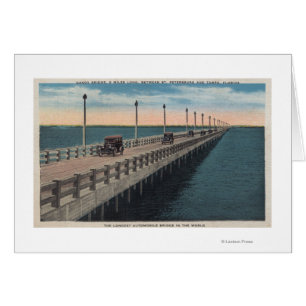 Tampa, FloridaView of Gandy BridgeTampa, FL Hälsningskort