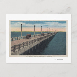 Tampa, FloridaView of Gandy BridgeTampa, FL Vykort