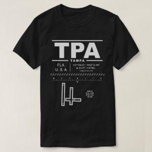Tampa Internationell flygplats TPA T-Shirt