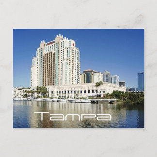 Tampa, Marriott, Waterside, Hotell & Marina Vykort