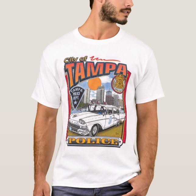 Tampa polisenvintage t shirt (Framsida)