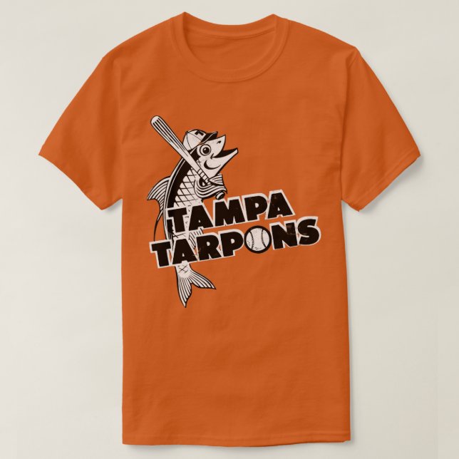 Tampa Tarpons Vintage Design T Shirt (Design framsida)