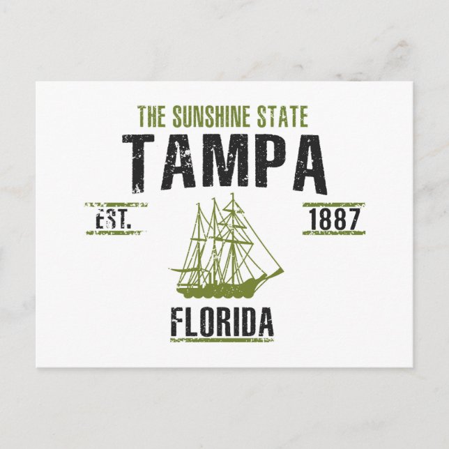Tampa Vykort (Framsida)