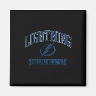 Tampa Y Lightning Vintage Hockey Grå Officiellt L Magnet