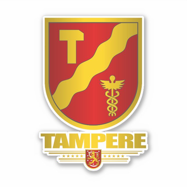 Tampere Klistermärken (Framsida)
