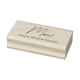 Tampon de remerciement du studio d'artiste stämpel