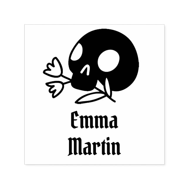 Tampon encreur personnalisé - Du är en tjej Självfärgande Stämpel (Design)