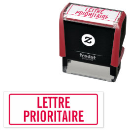 Tampon Lettre Prioritaire Självfärgande Stämpel