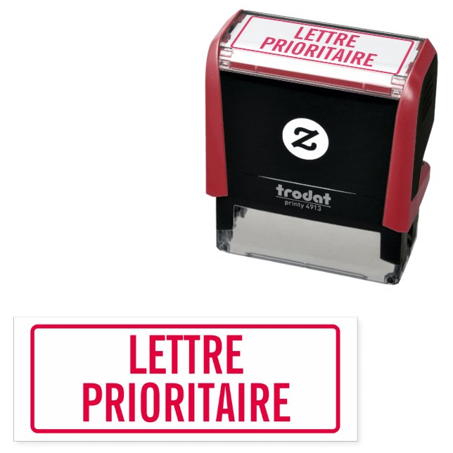 Tampon Lettre Prioritaire Självfärgande Stämpel (In Situ)