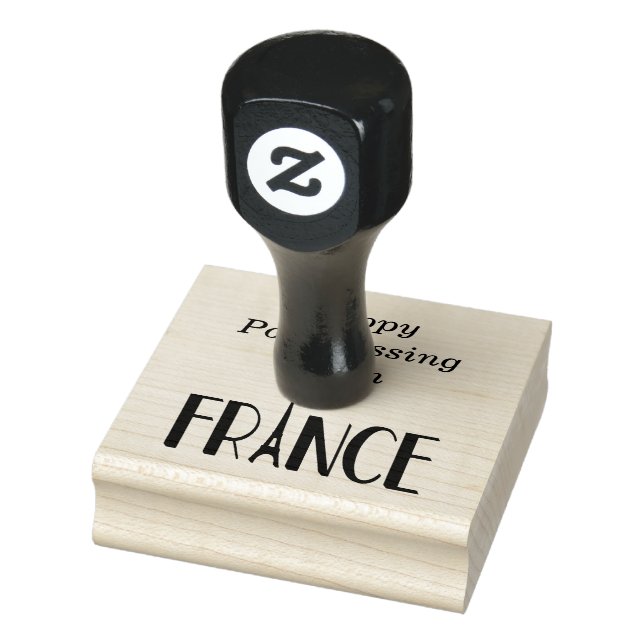 Tampon lycklig-korsningen från Frankrike Stämpel (Stämpel)