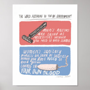 Tampon Tax Poster