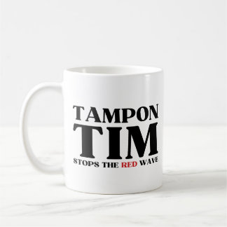 Tampon Tim kommer att stoppa Red Wave-Tim Walz 202 Kaffemugg