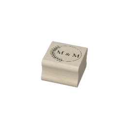 Tampons Encreurs Motif floral, Initiales, Monogram Stämpel