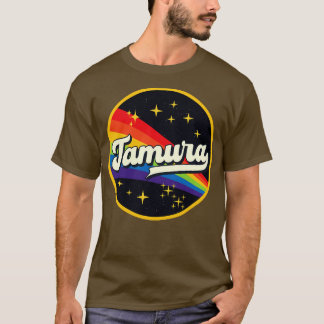 Tamura Rainbow in Space Vintage Stil T Shirt