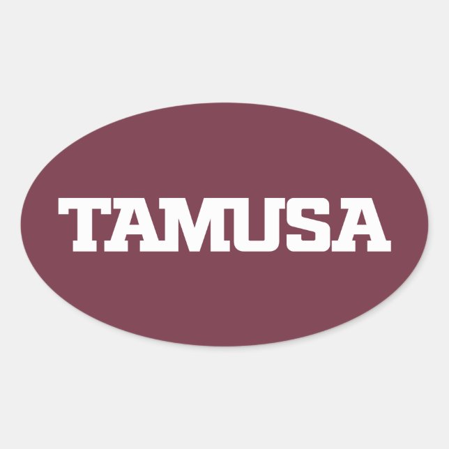 TAMUSA OVALT KLISTERMÄRKE (Framsida)