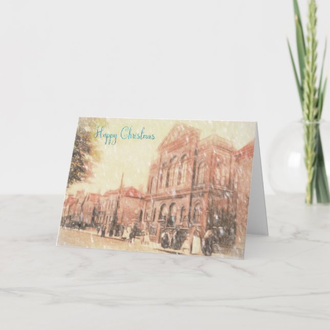 Tamworth victoria vägjulkort helgkort (Framsida)