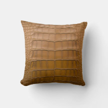 Tan Alligator Mönster Home Decor
