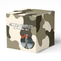 Tan and Brown Army Stil Uppdrag Complete