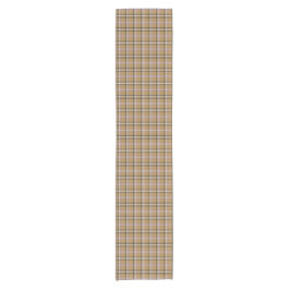 Tan Beige Rutig Retro Färg Bordslöpare