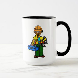 Tan, Black eller African American Lineman Mugg