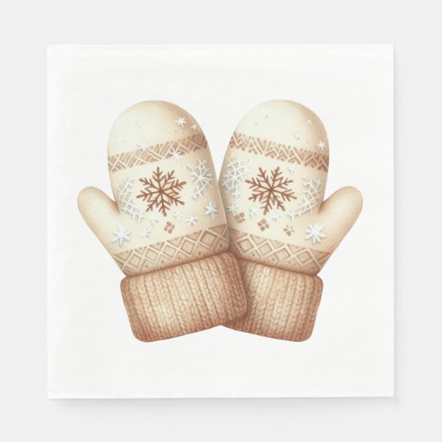 TAN BOHO HOLIDAY CHRISTMAS THEME PAPPERSSERVETT (Framsidan)