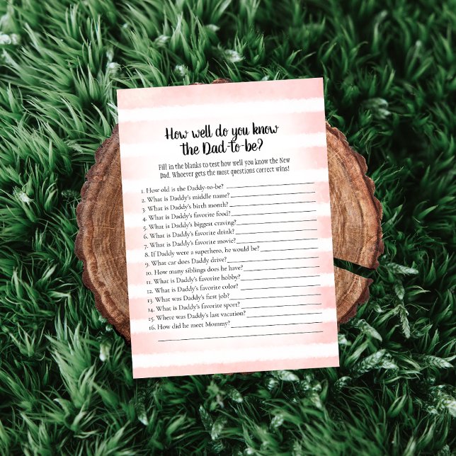 Tan Bunny Rosa som känner till Pappa Best Shower-s Inbjudningar (Skapare uppladdad)