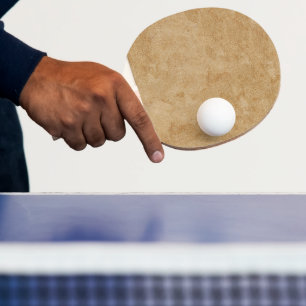 Tan Chamois Leather Print Pingisracket