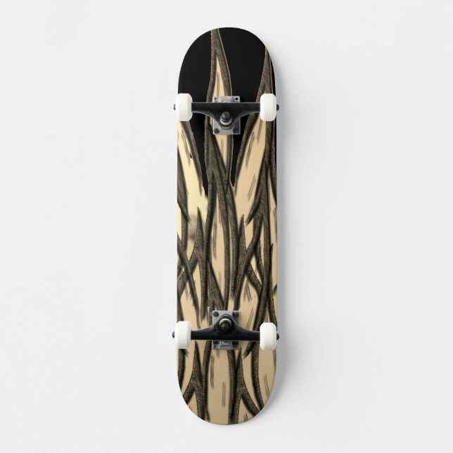 Tan-flamma Mini Skateboard Bräda 18,5 Cm (Framsida)