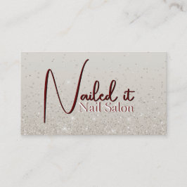 Tan Glittrig  Visitkort