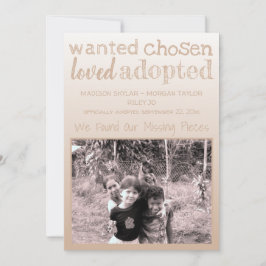 Tan Gradient Önskad Välj Kära Adoptivföräldrar Meddelande