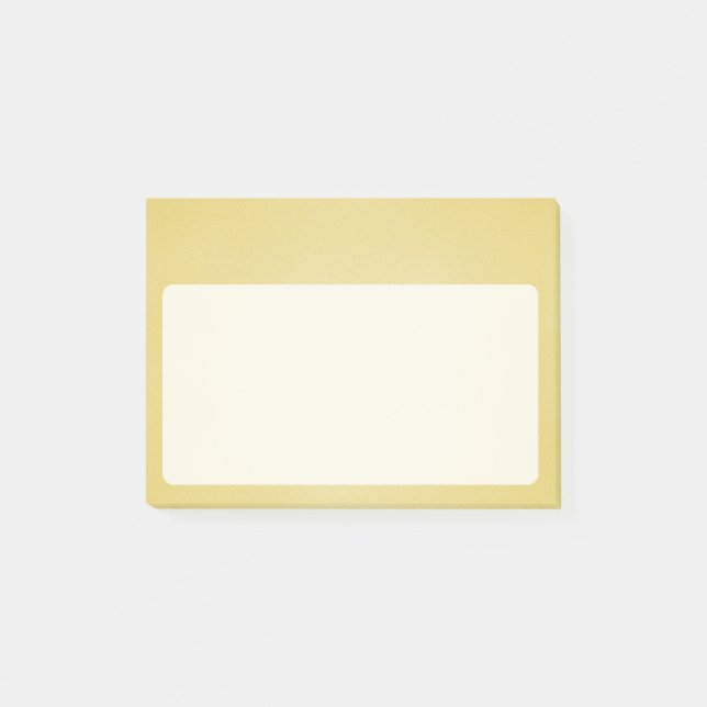 Tan Grainy Struktur look Post-it Block (Framsida)
