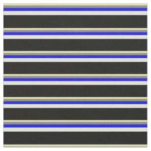 Tan-, Grått-, Blue-, Light Cyan- och Black-Färgad Tyg