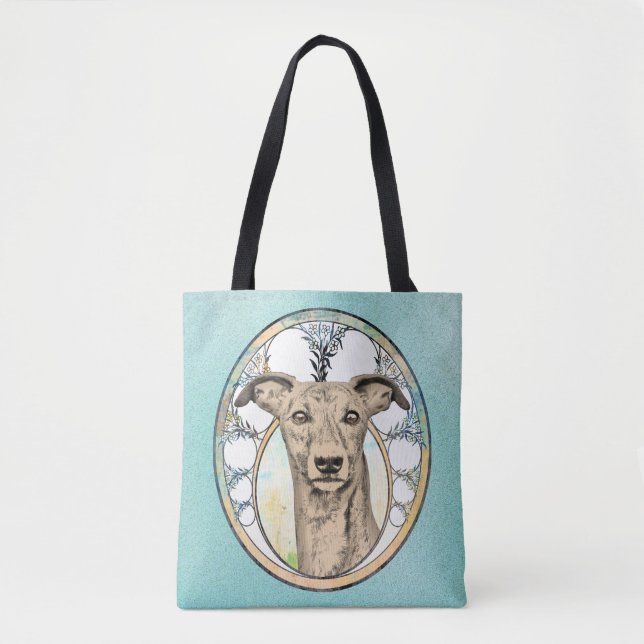 Tan Greyhound Tygkasse (Framsida)