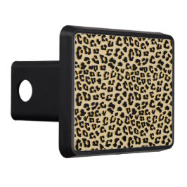 Tan Leopard Print Dragkroksskydd