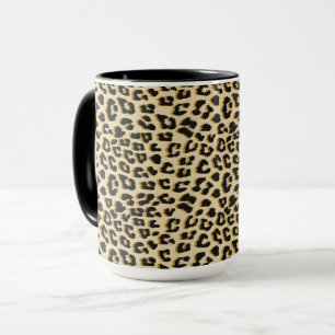 Tan Leopard Print Mugg