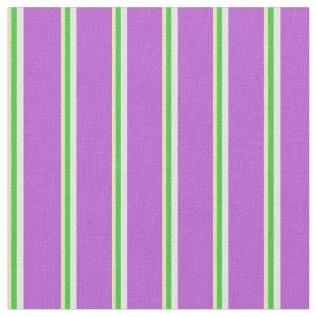 Tan, limgrön, lätt cyan- och orchid-Färgad Tyg (Närbild)