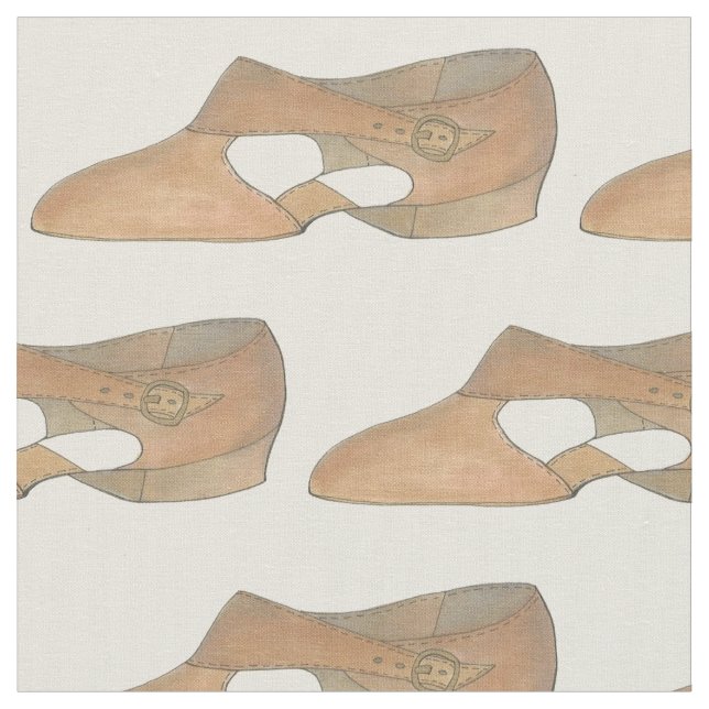 Tan Lyrical Modern Dance Shoe Dancing Choreography Tyg (Närbild)