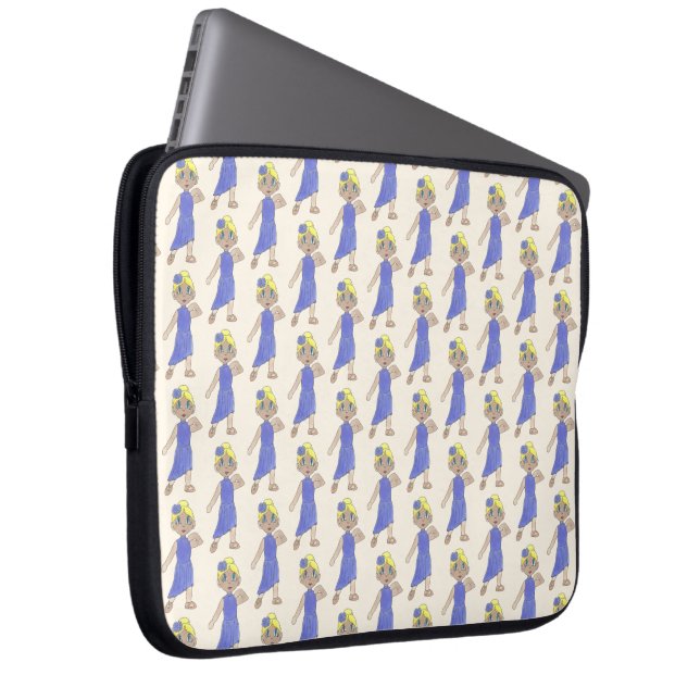 Tan Lyrical Shoes Lila Costume Dance skäl Laptop Sleeve (Framsidan Höger)
