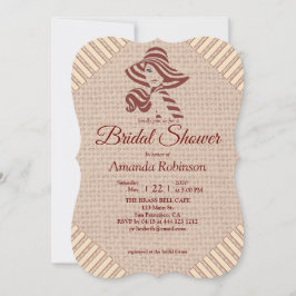 Tan - Marsala Vin & Textured of Rosa Inbjudningar