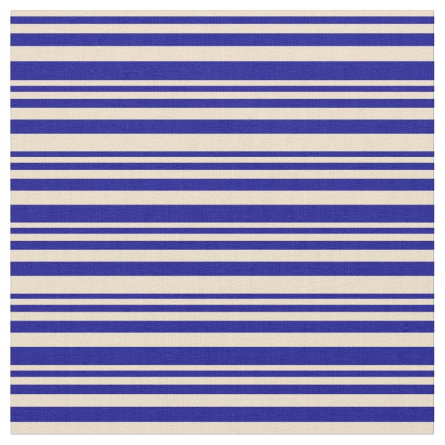 Tan & Mörk blått Färgad Led Mönster Tyg (Närbild)