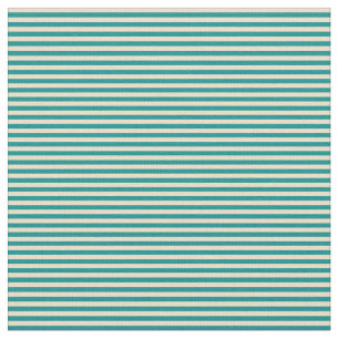 Tan & Mörk Cyan Linjer Mönster Tyg