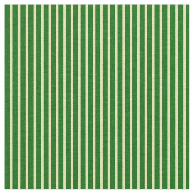 Tan & Mörk grönt Mönster Tyg (Närbild)