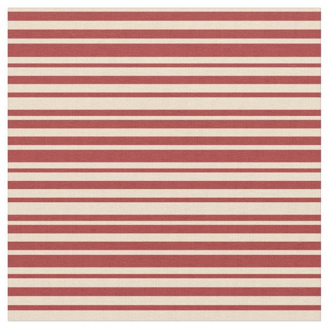 Tan och Brown Färgad Linjer Mönster Tyg (Närbild)