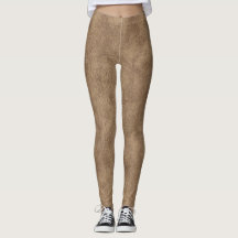 Tan och Brown Faux Leather
